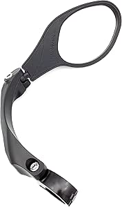 Hafny Handlebar Bike Mirror, Unbreakable Safe Stainless Steel Lens, Ebike mirrors, HF-MR081 (Right)