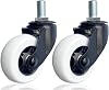 2 コンプリートキャスターホイール プレミアム 信頼性 交換用 Razor Crazy Cart - 76mm x 30mm、パーフェクトフィット、簡単インストール、Crazy CartXL、Drift、CC & DLXと互換性あり。パーツ番号 W25143461058