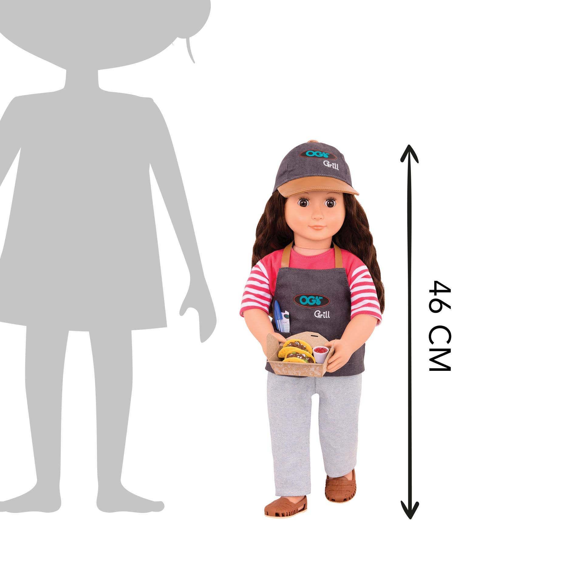 Our Generation- Muñeca Deluxe 46 - Rayna (Battat BD31215Z)