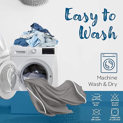 Miniatura 7 de Guardmax Funda de colchón de punto con cremallera, tamaño Queen, impermeable y a prueba de chinches, ropa de cama cómoda, suave y silenciosa con