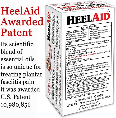 Miniatura 5 de Nuevo alivio rápido del dolor en el talón de la fascitis plantar. Desarrollado por médicos, clínicamente probados, ingredientes naturales