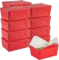 Vista 61 de Restaurantware Bio Tek - Cajas para llevar de 30 onzas, 200 loncheras para llevar, cierre de tabulación, resistentes al calor, desechables, de papel