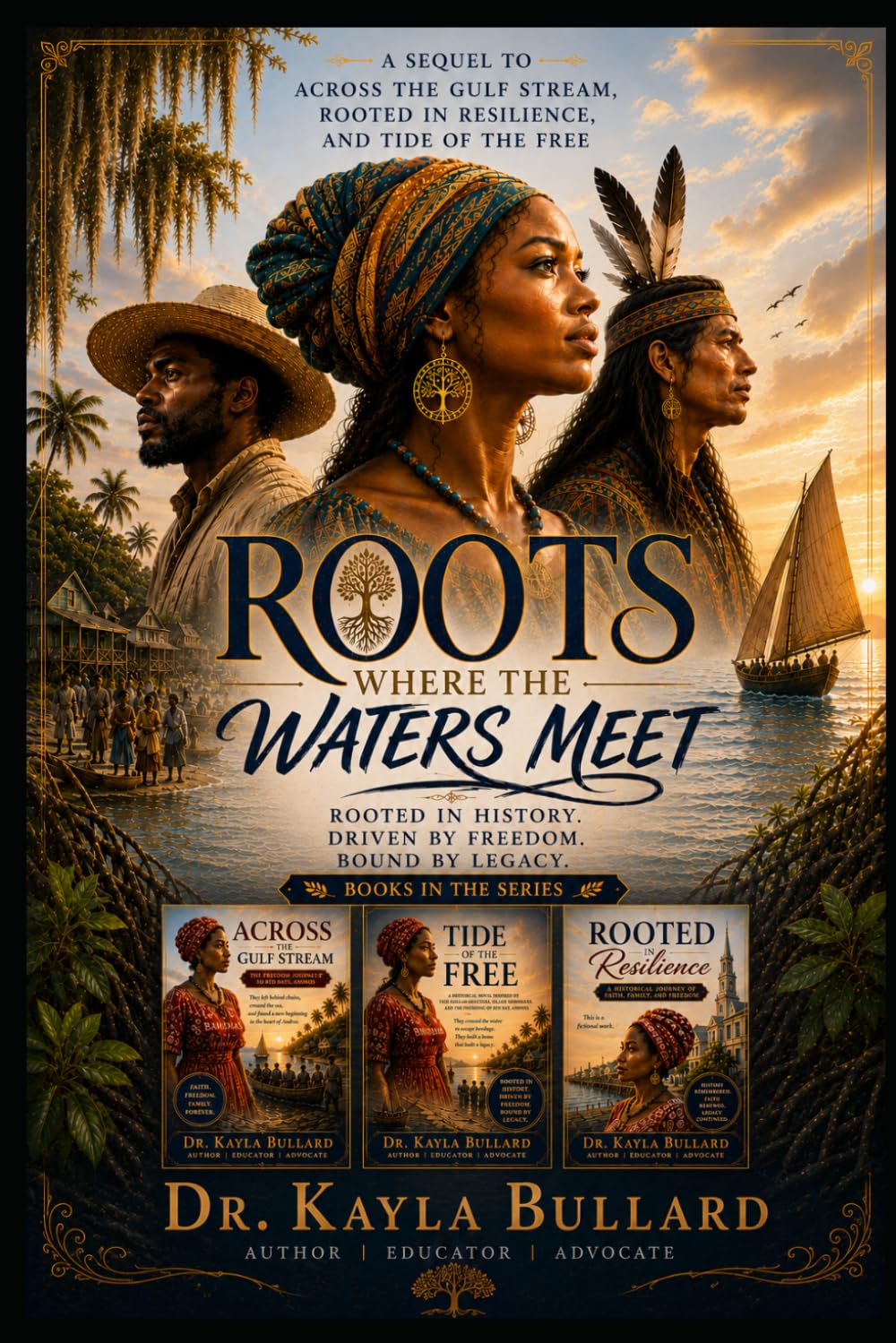 ROOTS WHERE THE WATERS MEET: A Sequel to Across the Gulf Stream, Rooted in Resilience, and Tide of the Free