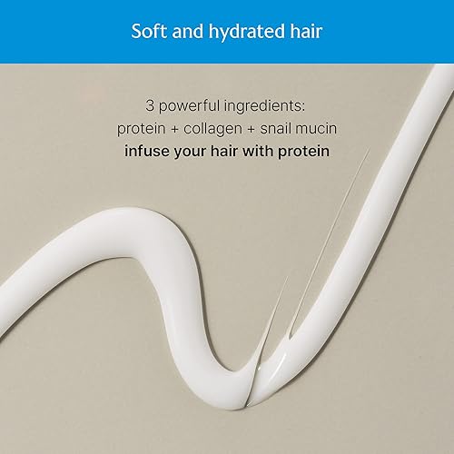 Miniatura 6 de LADOR Keratin Power Glue - Acondicionador sin enjuague, máscara de tratamiento para el cabello, protector del calor, brillo brillante, caracol,