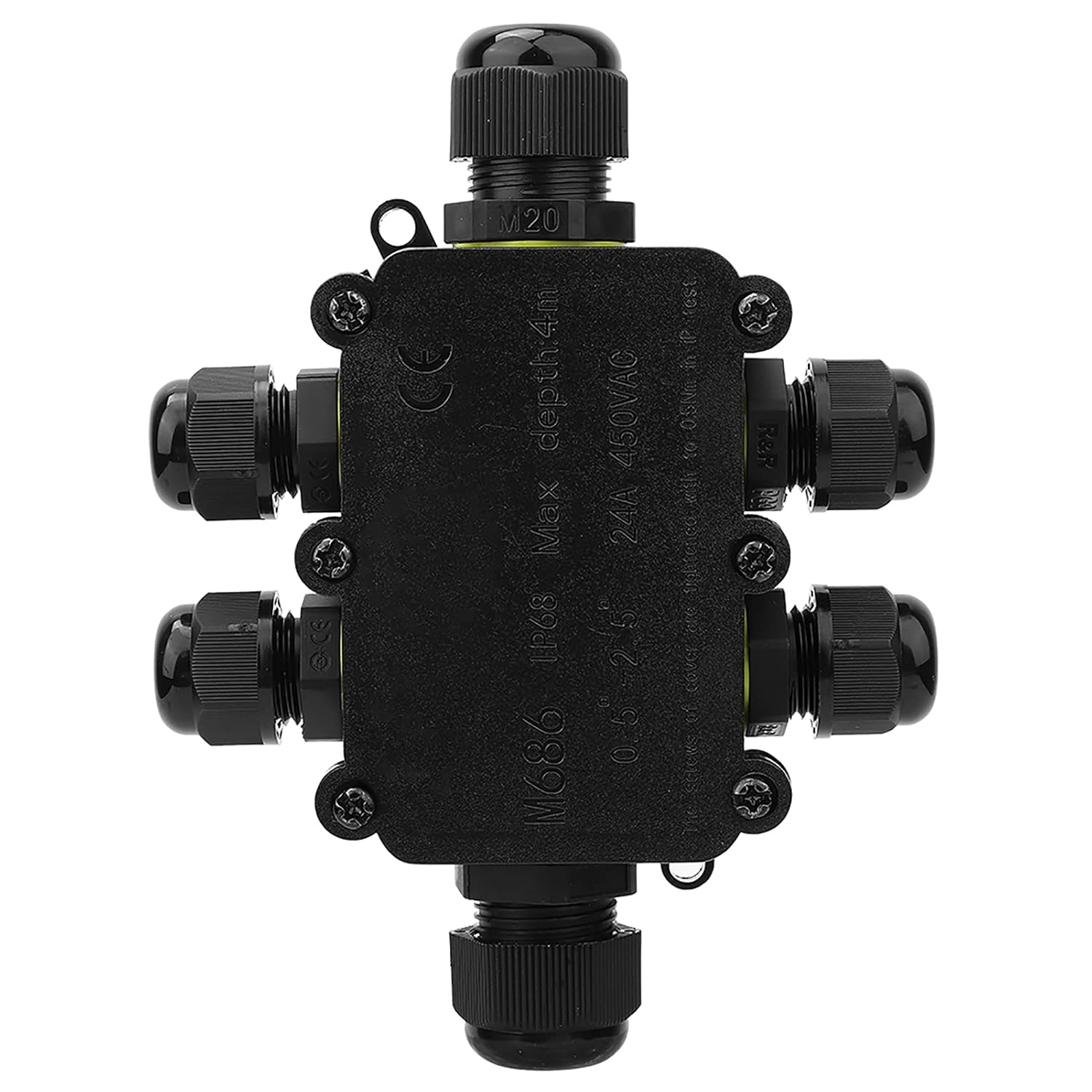 Junction Box, T100 0.52.5MM² Electronic Enclosure 24A Current for