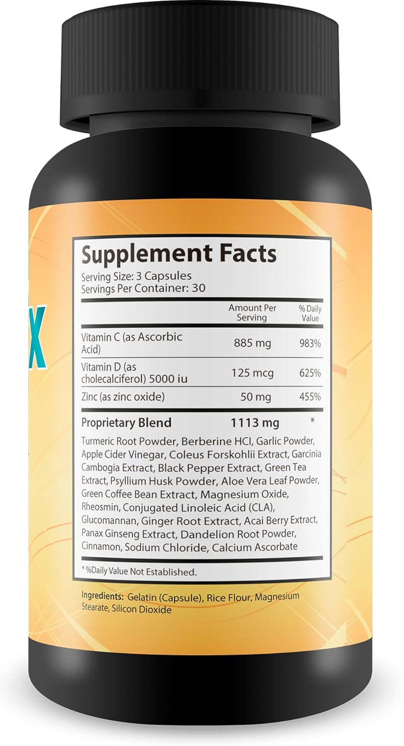 Spikey VX Support Formula - Our Best Spike Support Formula for Immune System Detox - Daily Zinc Immunity Capsules Vitamin C Immune Boost - Feel The Wellness Spike Detox The Wellness