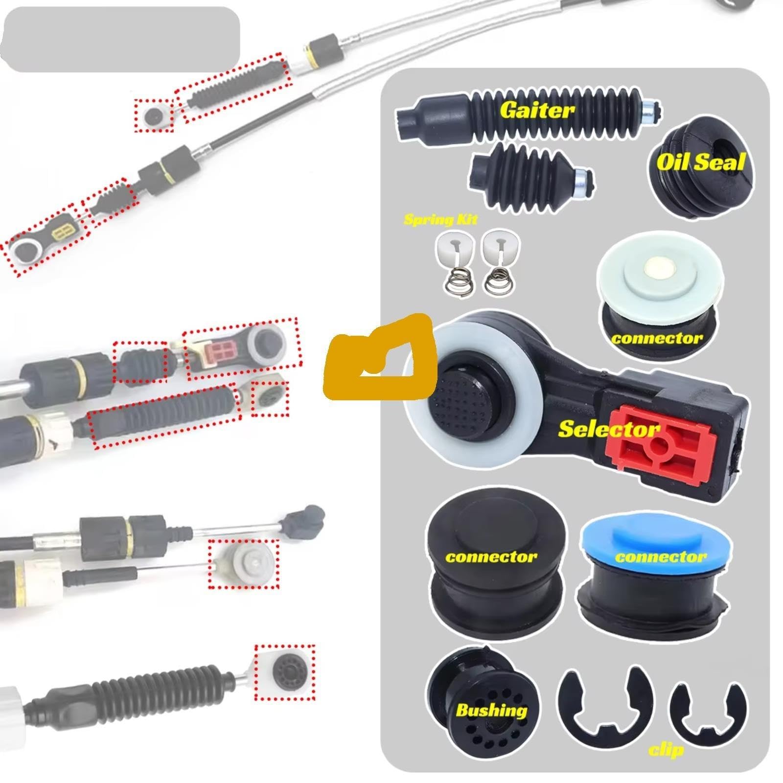 Schaltseil Buchse Auto Für Ford Für C-Max 2004-2010