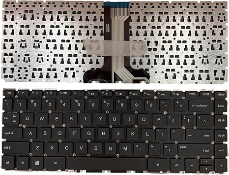 Laptop Replacement US Layout Keyboard for HP Pavilion X360 14-BA 14T-BA 14M-BA 14-BS Series/14-BW 14-BF 14m-CD 14m-DH 14m-CF 14-DK 240 G6 14G-BR 14-BP TPN-W125 TPN-Q186 TPN-Q189 TPN-C131