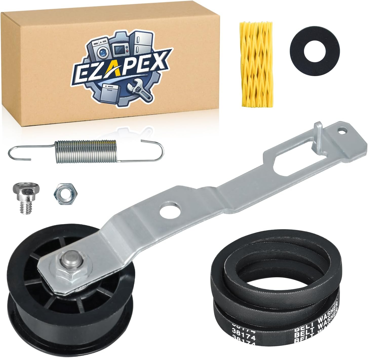 959P3 Washing Machine Idler Pulley Kit Lever and Belt Tensioner Kit Compatible with Alliance Speed Queen Replaces PRM959P3 2020782 UNMC959P3 PS12661973 AP4489045