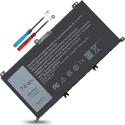 Batería 357F9 de 11.1 V 74 Wh para Dell Inspiron 15 7000 Gaming Series 7559 7557 7567 7566 7759 5576 5577 15-7559 i7559 INS15PD P57F 071JF4 71JF 4