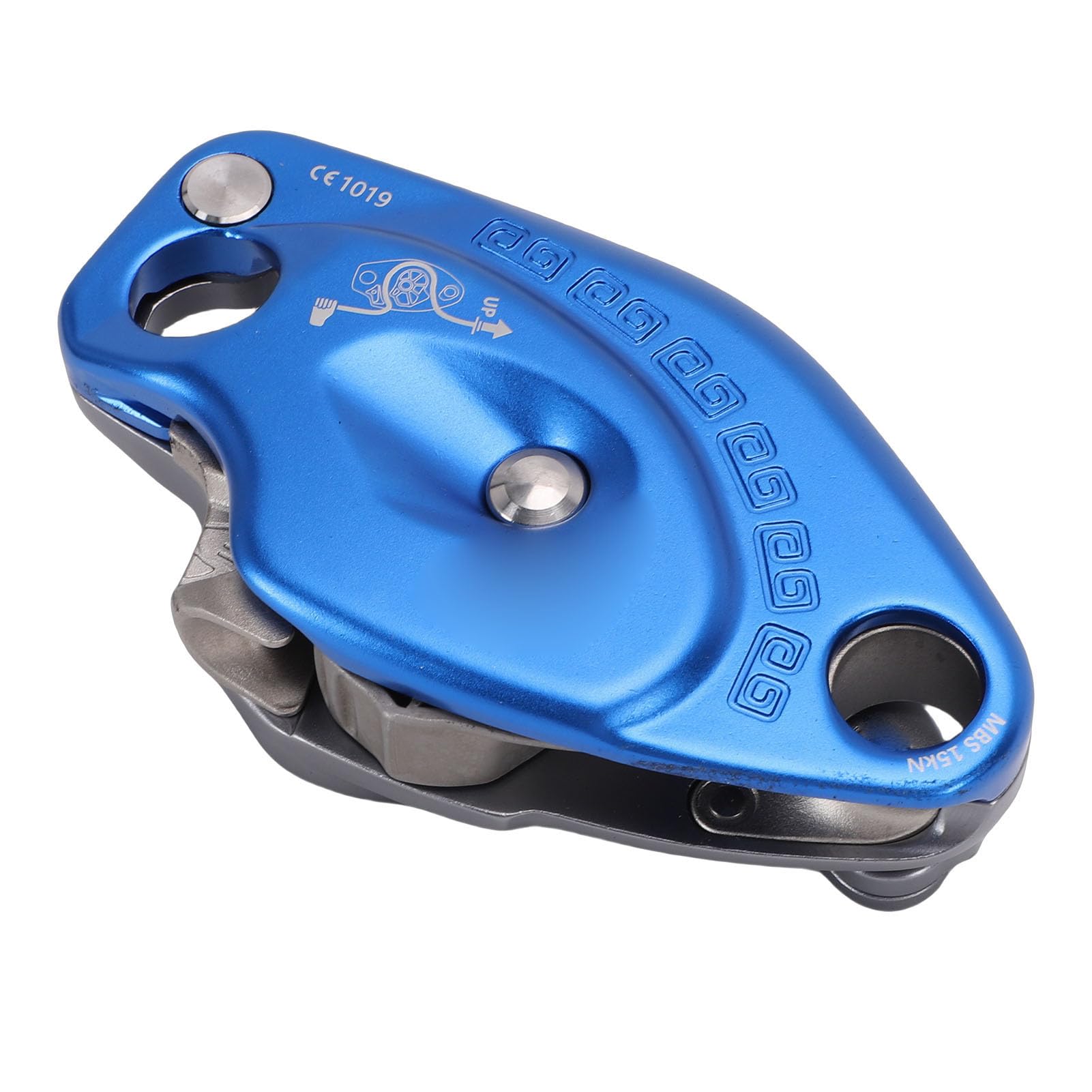 Changor Descenso para Trabajos Aéreos 15KN Forjado Anodizado 10-12mm | 7075 aluminio aeroespacial y acero inoxidable, trabajos aéreos, rescate de emergencia, equipo de rescate, cuerda de 10-12 mm