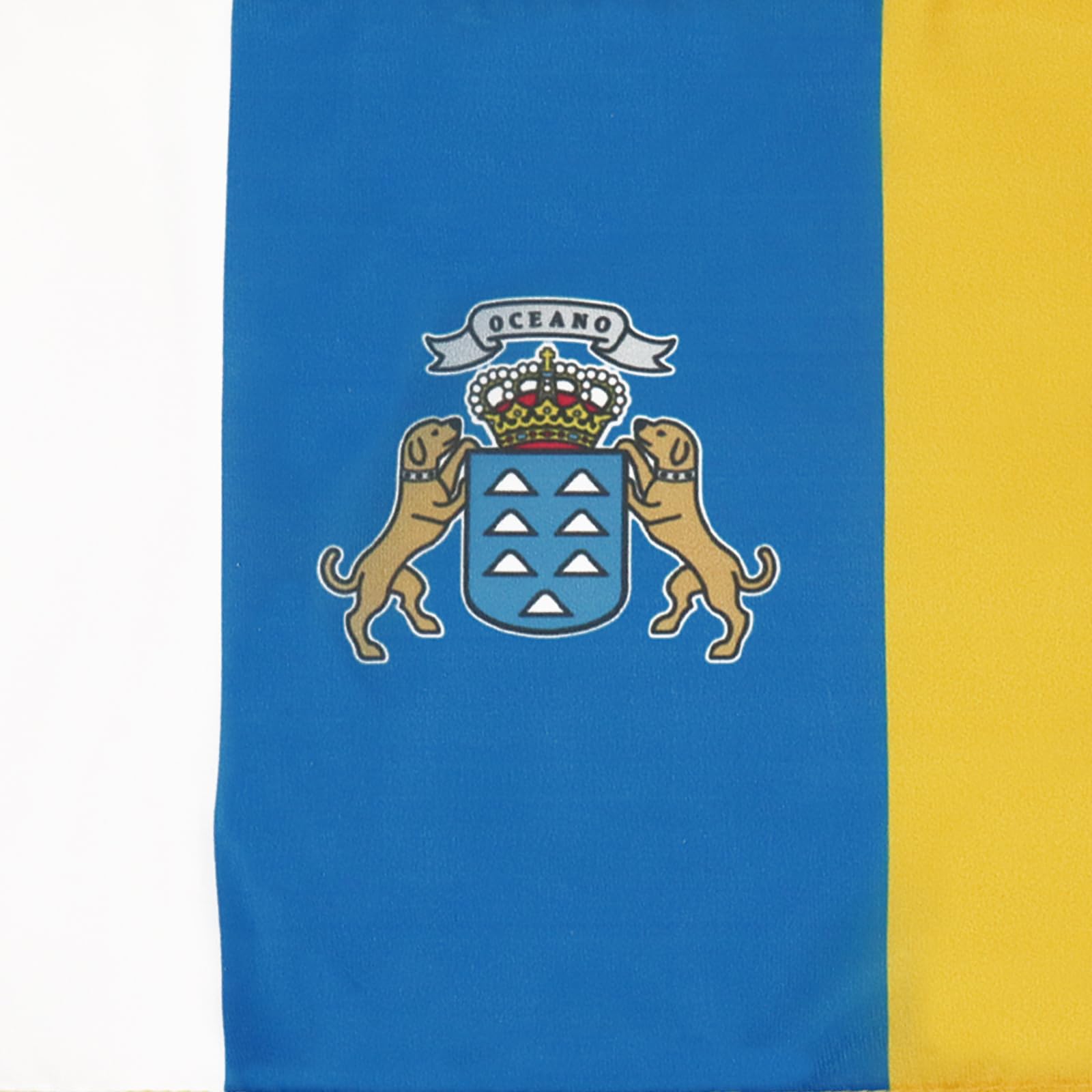 AZ FLAG Bandera de CANARIAS 45x30cm - BANDERINA Canaria 30 x 45 cm cordeles