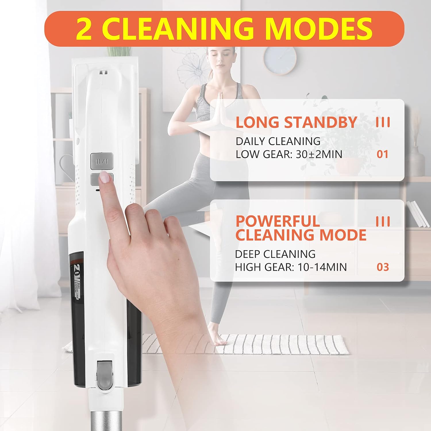 WECLEAN vacuum cleaning modes