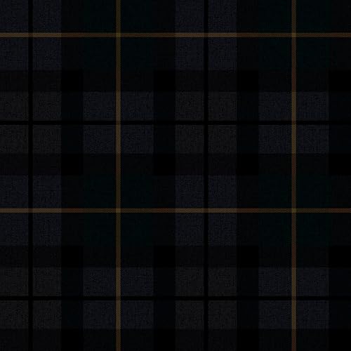 Joules Graham & Brown Rothero Check Heritage - Papel pintado, color marrón