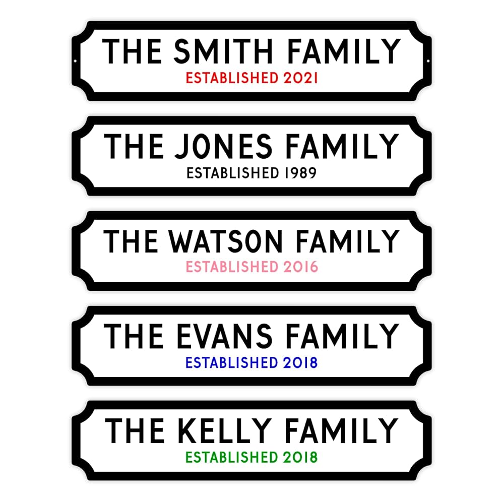 Personalised ANY TEXT Street Sign On METAL. Various | India