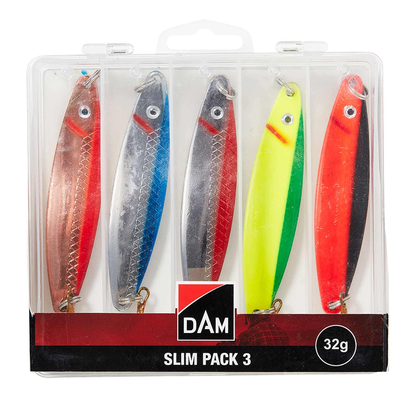 DAM Slim Pack 3 Inc. Box 5 Pcs 32G, Hard Lures