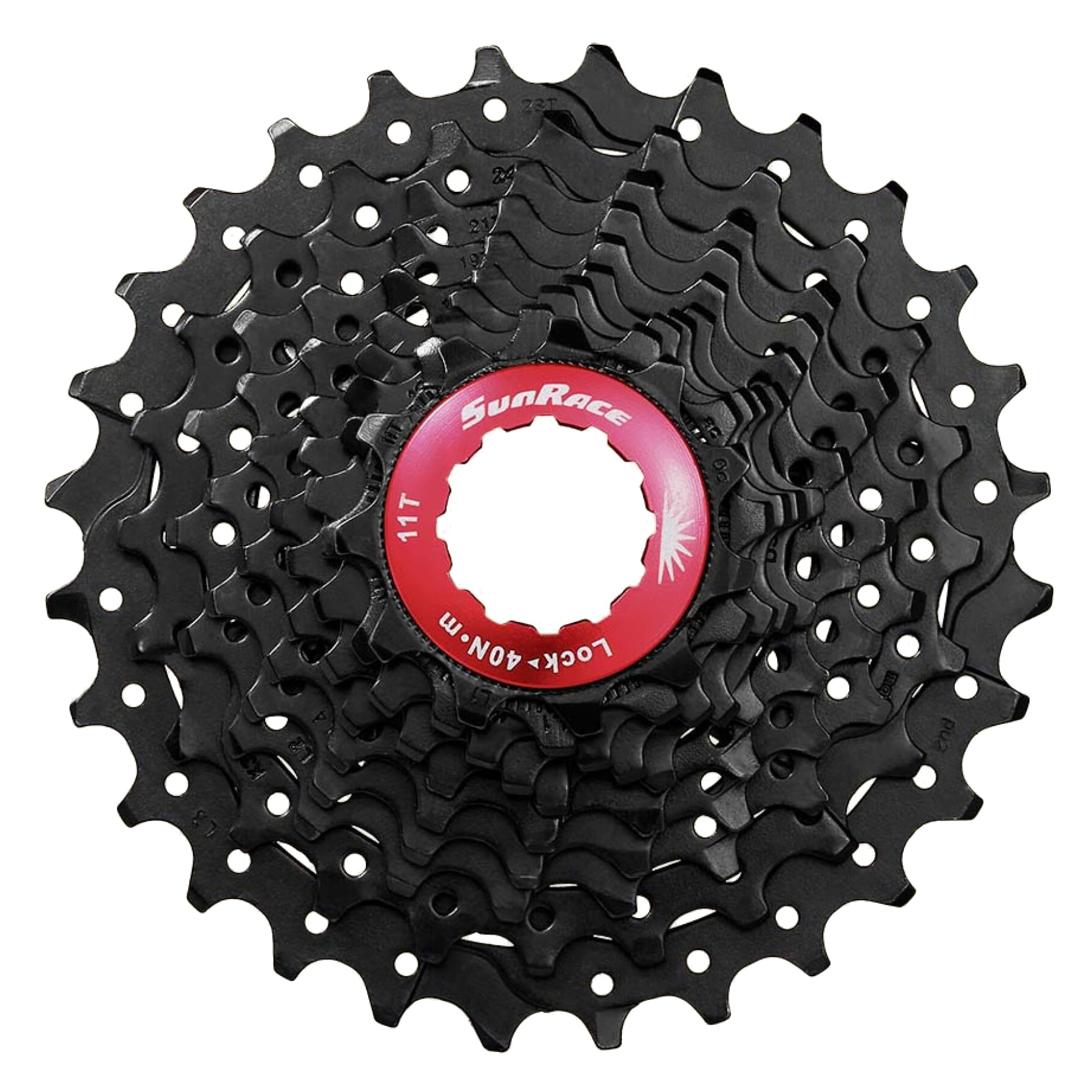 SunRace CSRX0 Kassette, Unisex, Erwachsene, Schwarz, 11-28T
