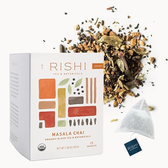 Rishi Tea Masala Chai Tea USDA Organic Direct Trade