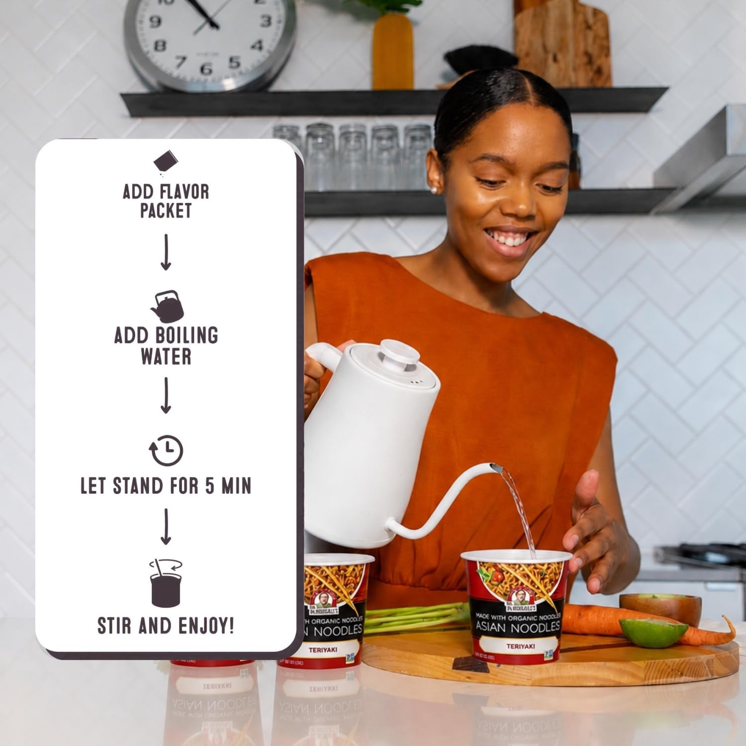 Amazon.com: Dr. McDougall's Teriyaki Noodle Entree Cup - Organic