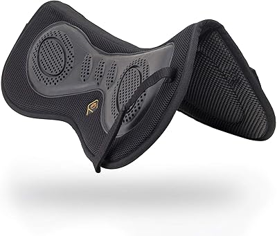 Kavallerie 3D Air-Mesh Half Pad, Impact Protection & Therapeutic Gel Padding English Saddle for Maximum Support and Stability, Best for Horses Under Saddle, Dressage, Jumping & Training