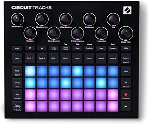 Novation Circuit Tracks: sequencer e groovebox con tracce synth, tracce MIDI e tracce drum per creare musica elettronica.