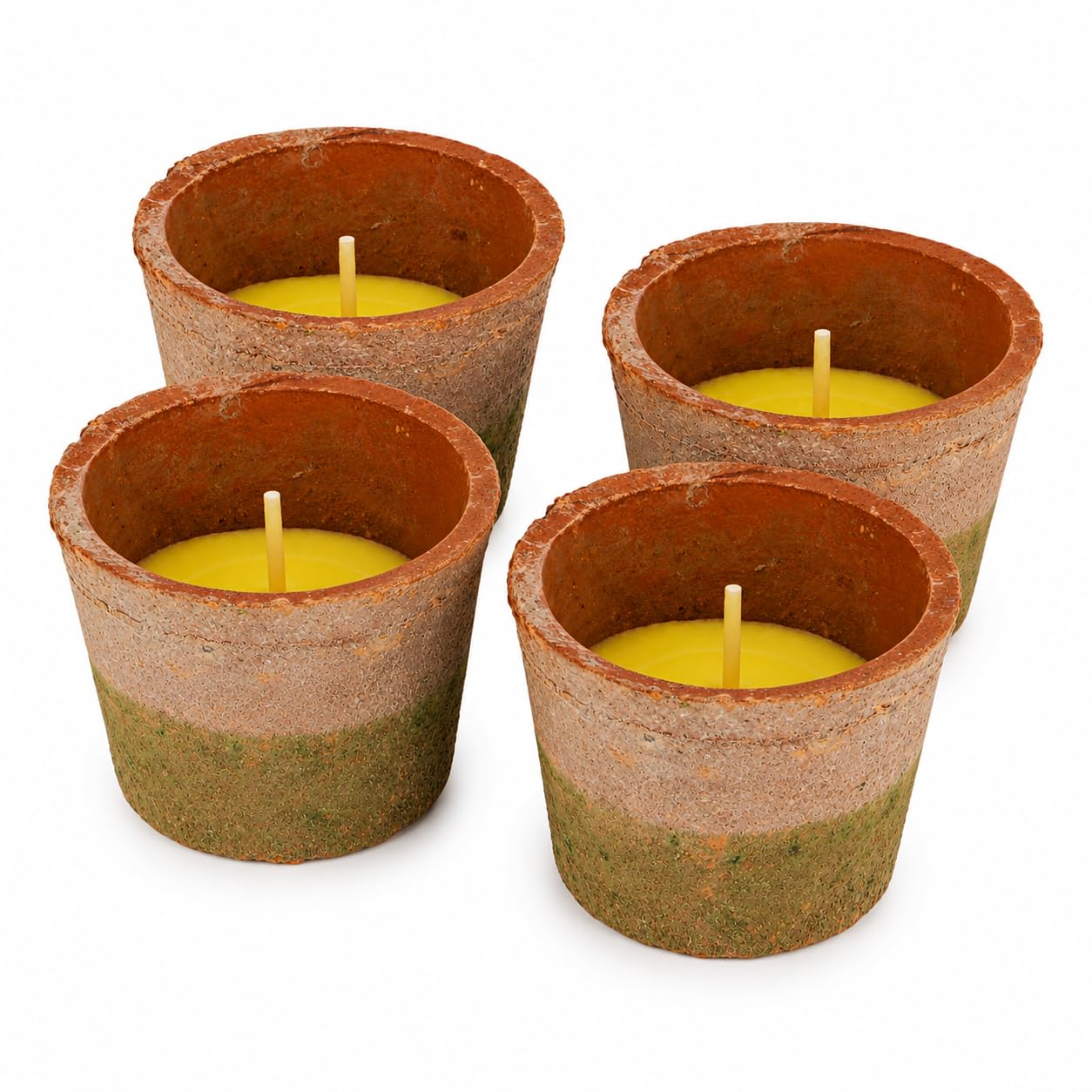CKB LTD Candela di incenso alla citronella in terracotta stagionata