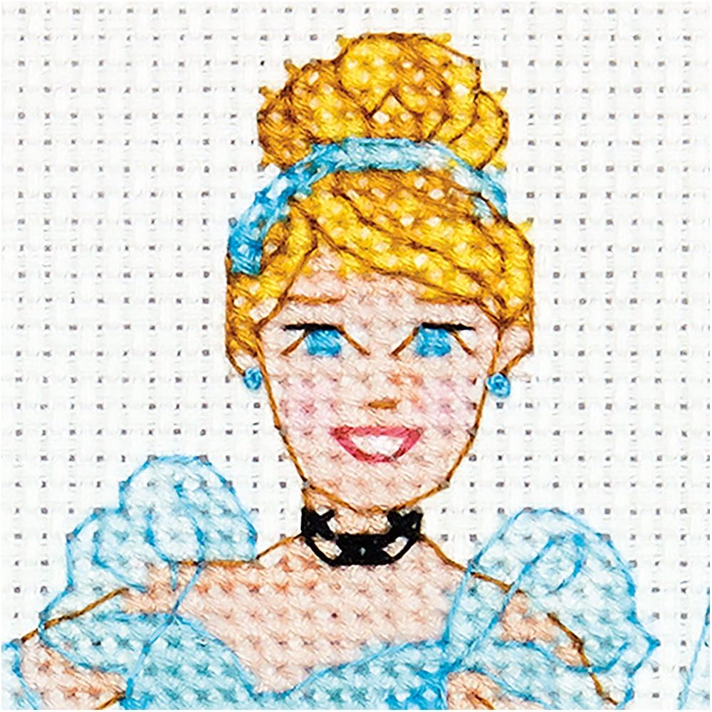 Dimensions 70-65175 Disney Make Your Own Magic Cinderella Counted Cross Stitch Kit, 7" x 5"
