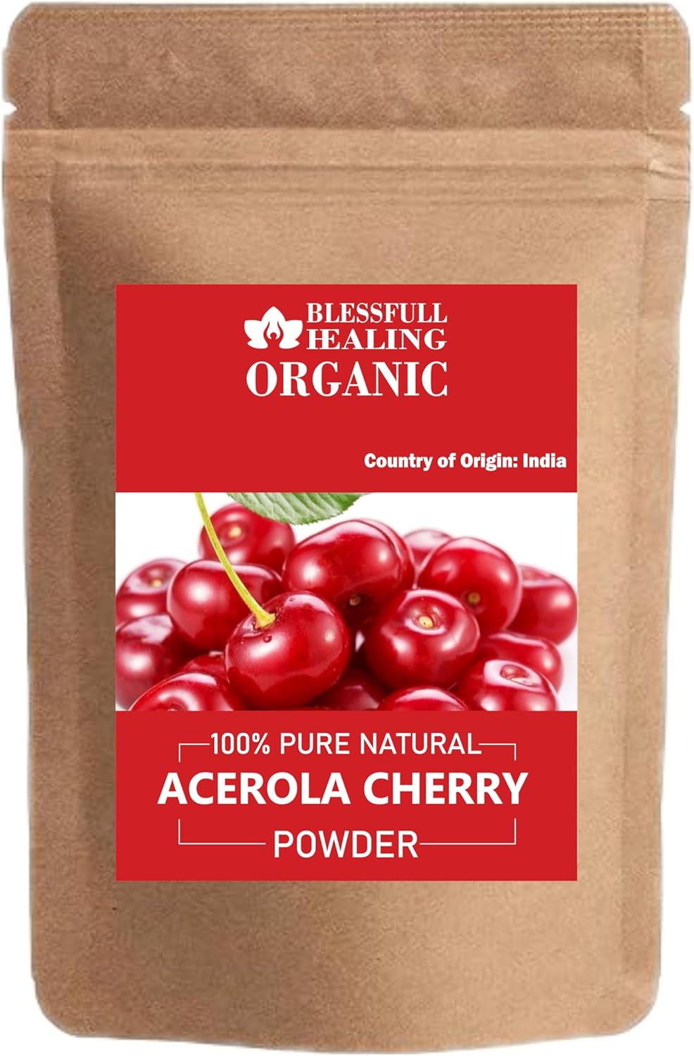 Organic Acerola Cherry Powder 100% Pure Natural 200 Gram / 7.05 oz