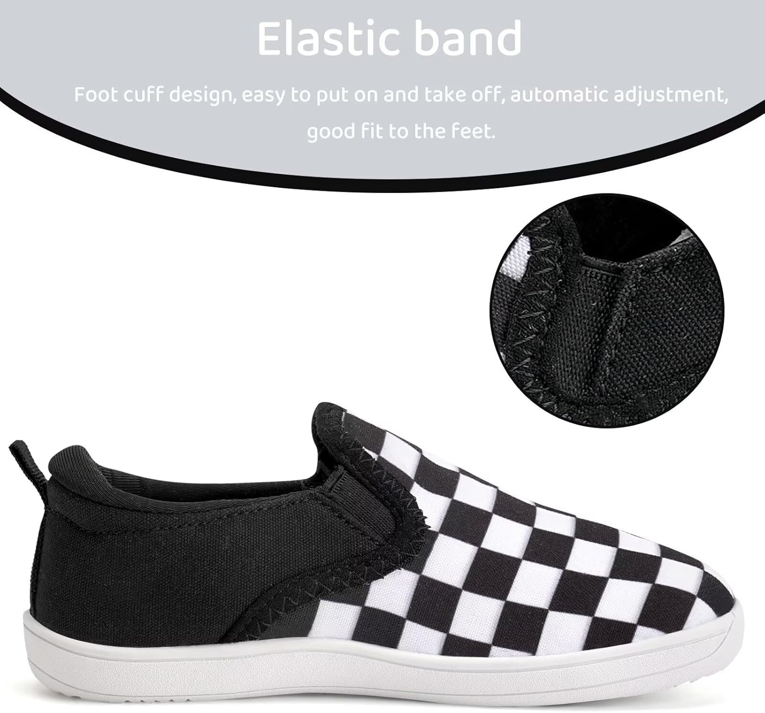 WateLves Toddler Little Kid Wide Barefoot Shoes Boys Girls Minimalist Slip On Sneakers Canvas Walking Shoes Fit Naturally Zero Drop Sole - Image 2