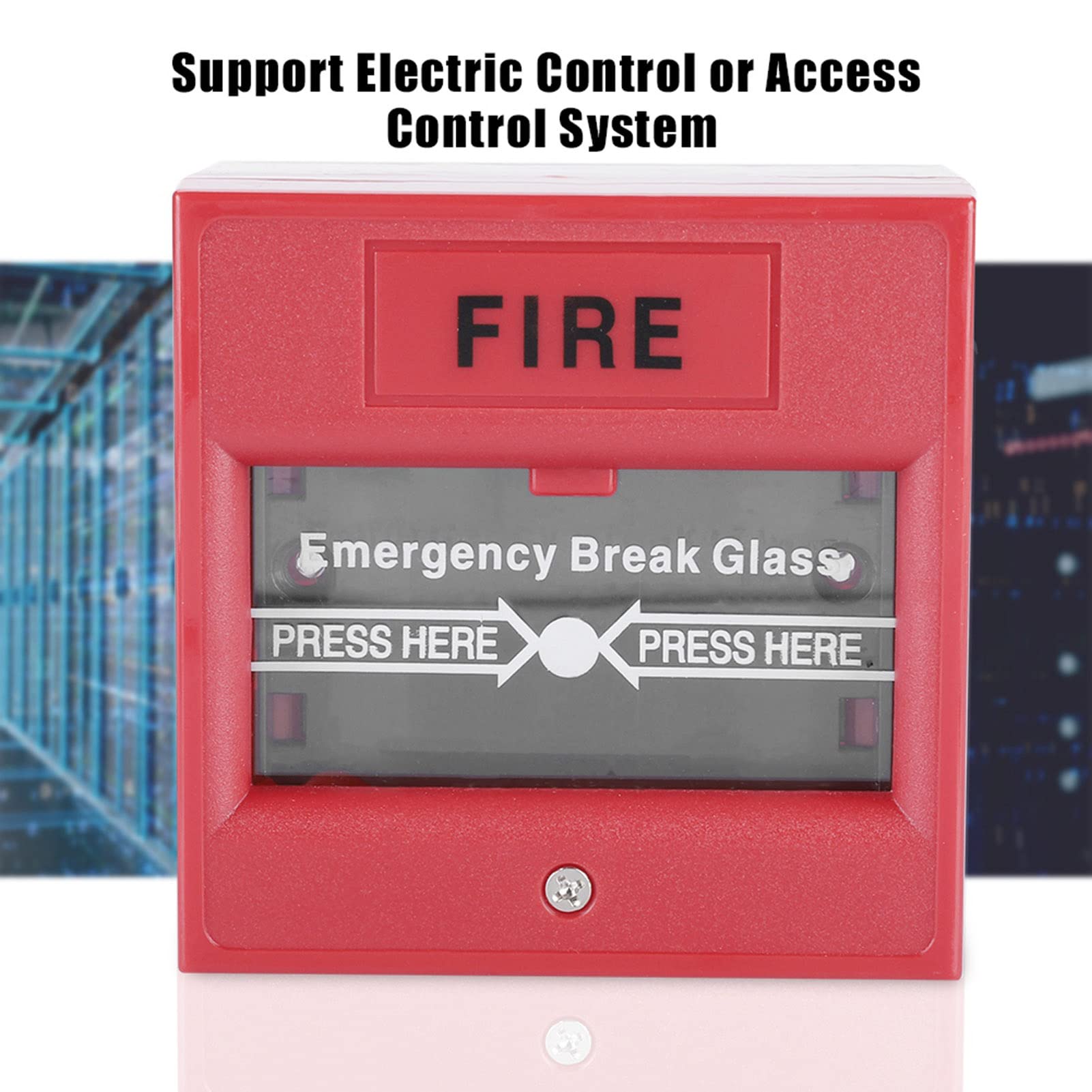 SYH&AQYE Emergency Exit Fire Alarm Button, Red Sign Emergency Stop Button - Image 2