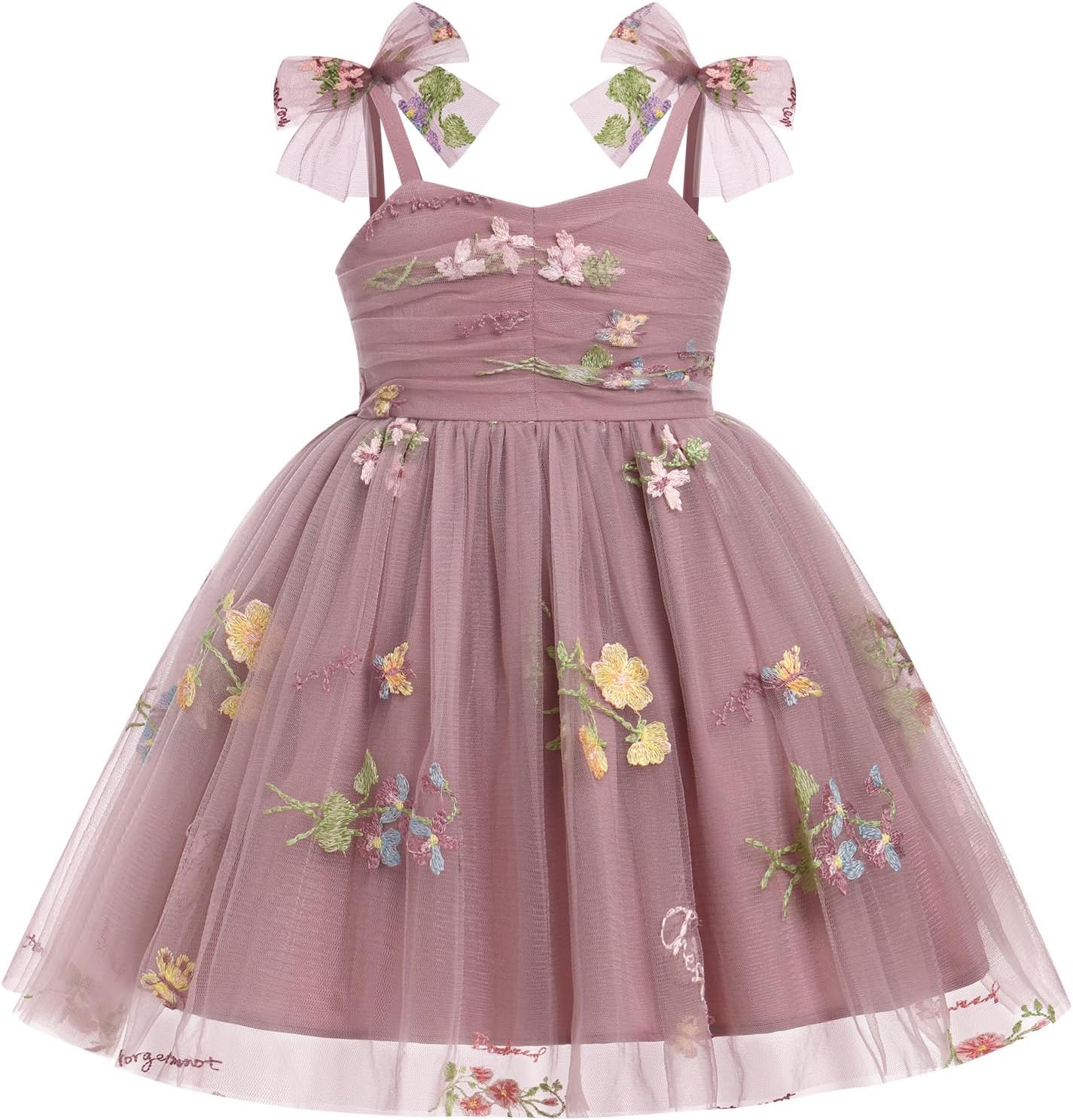 Toddler Baby Girls Tutu Dress Summer Sleeveless Princess Birthday Dresses Sequin Ruffle Tulle Sundress