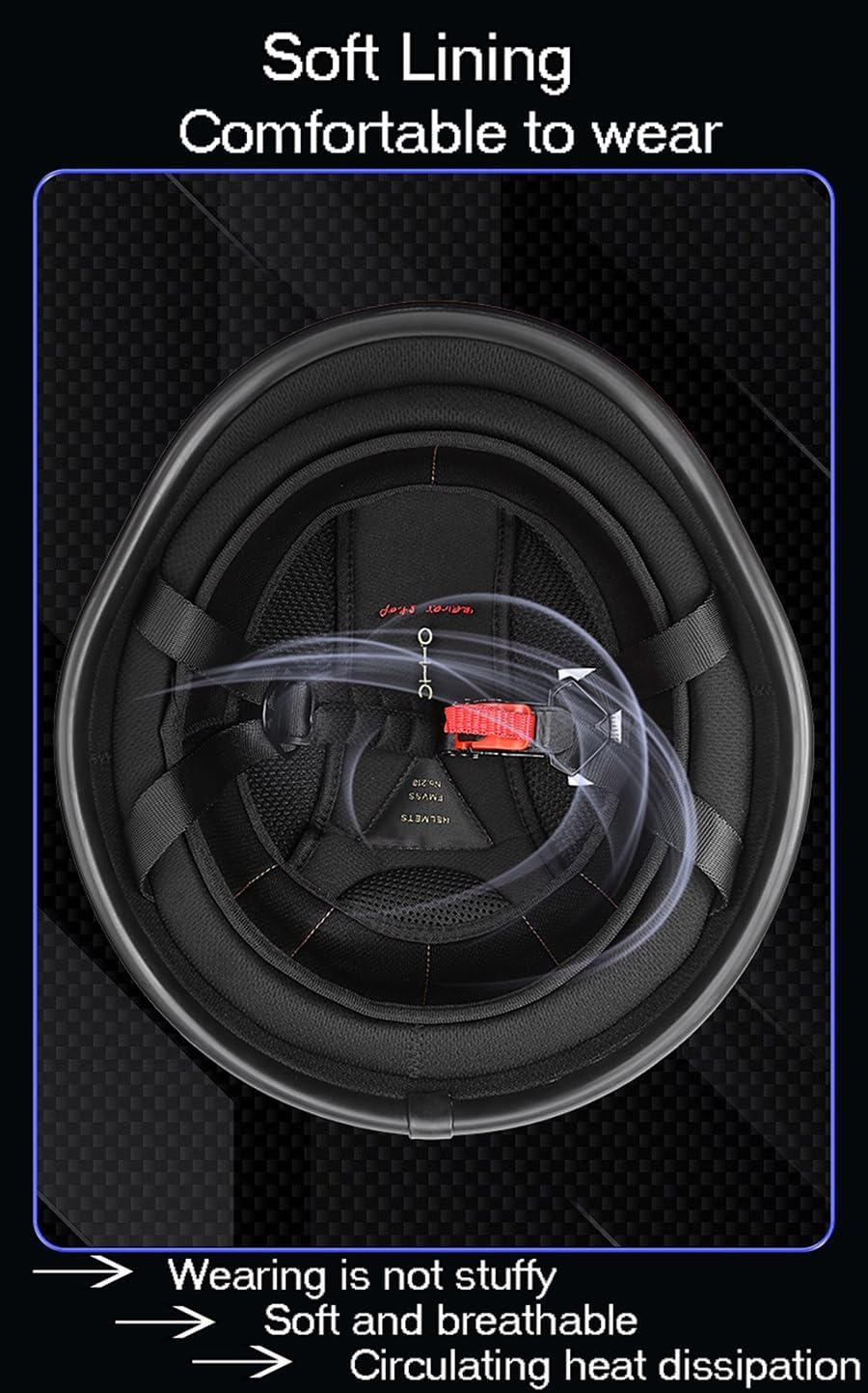 Motorcycle Retro German Style Helmet, Half Shell Skull Cap Fashion Men Women Open Face Helmets, DOT Approved Low Profile Four Seasons Cruiser Scooter Chopper Moped ATV Half Helmet