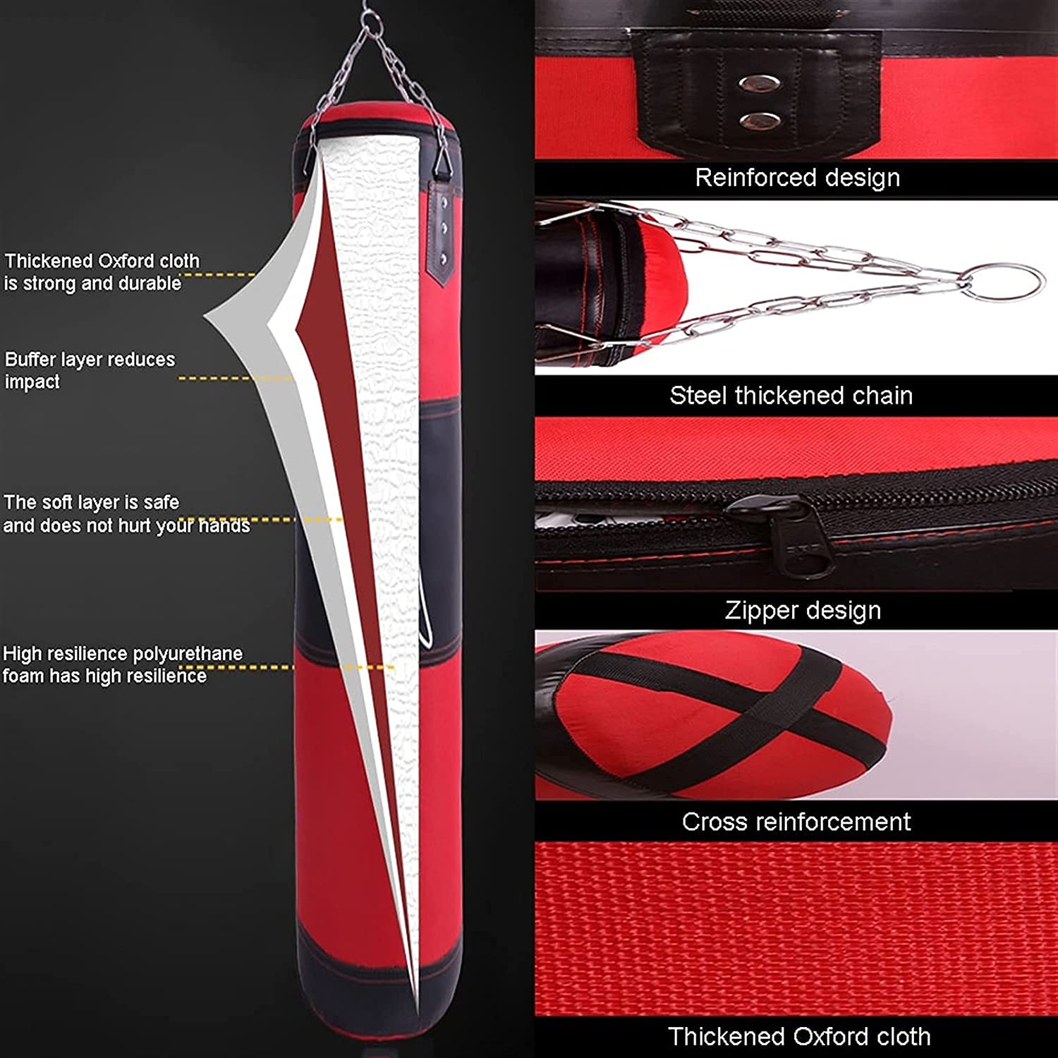 ☆ラスト１つ☆【新品】RINGSIDE 150cm サンドバッグ Amazon.co.jp: サンドバッグ 日本製 最高級本革 吊り式