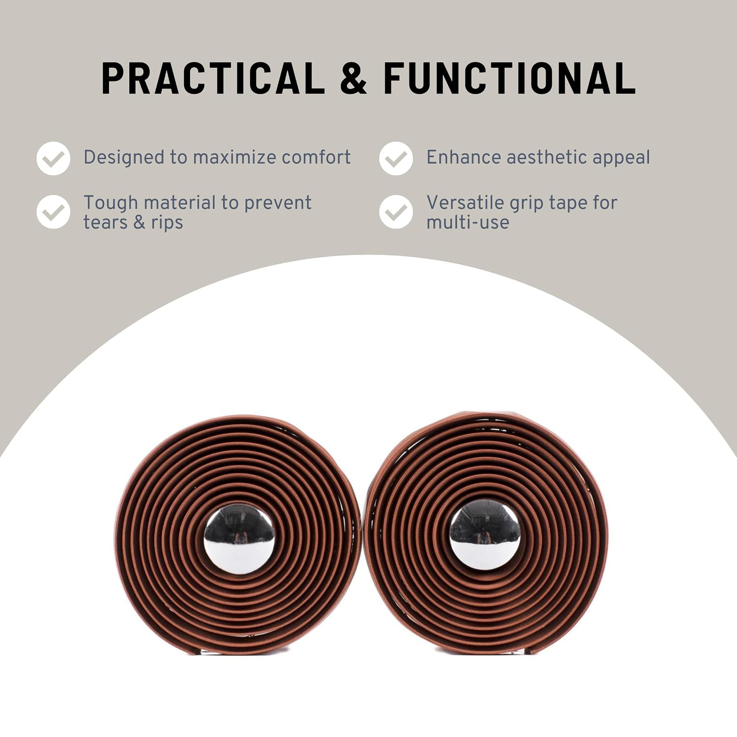 State Bicycle Bike Handlebar Grip Tape, Brown