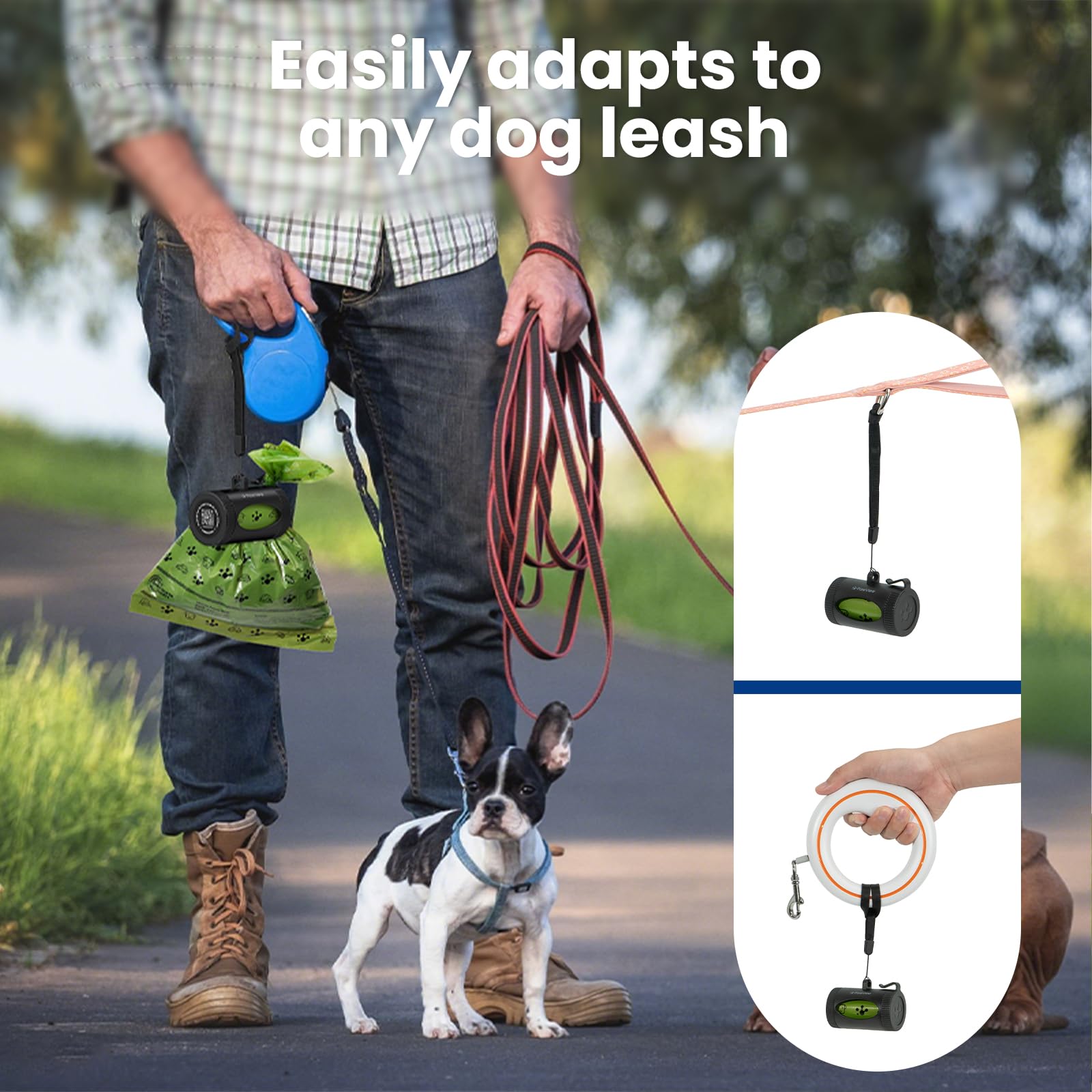 Dispensador inteligente de bolsas para excrementos de perro