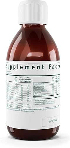 Miniatura 2 de Genestra Brands Pediatri Vite - Suplemento multivitamínico integral para niños y adolescentes, 8.5 onzas líquidas, sabor a cereza natural