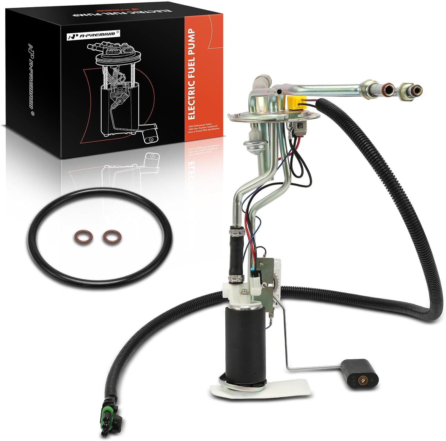 A-Premium Electric Fuel Pump Assembly w/Sending Unit Compatible with Chevrolet G10 G20 G30 & GMC G1500 G2500 G3500 1987-1995 4.3L 5.0L 5.7L, Replace# 19111397
