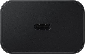 Samsung quick charging adapter EP-T4511X USB-C charger with 45W quick charging compatible with devices from other manufacturers including data cable Black
