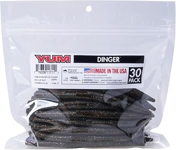 Yum Lures Dinger Bulk Ghillie Suit 5 inch YDG5BK278-30