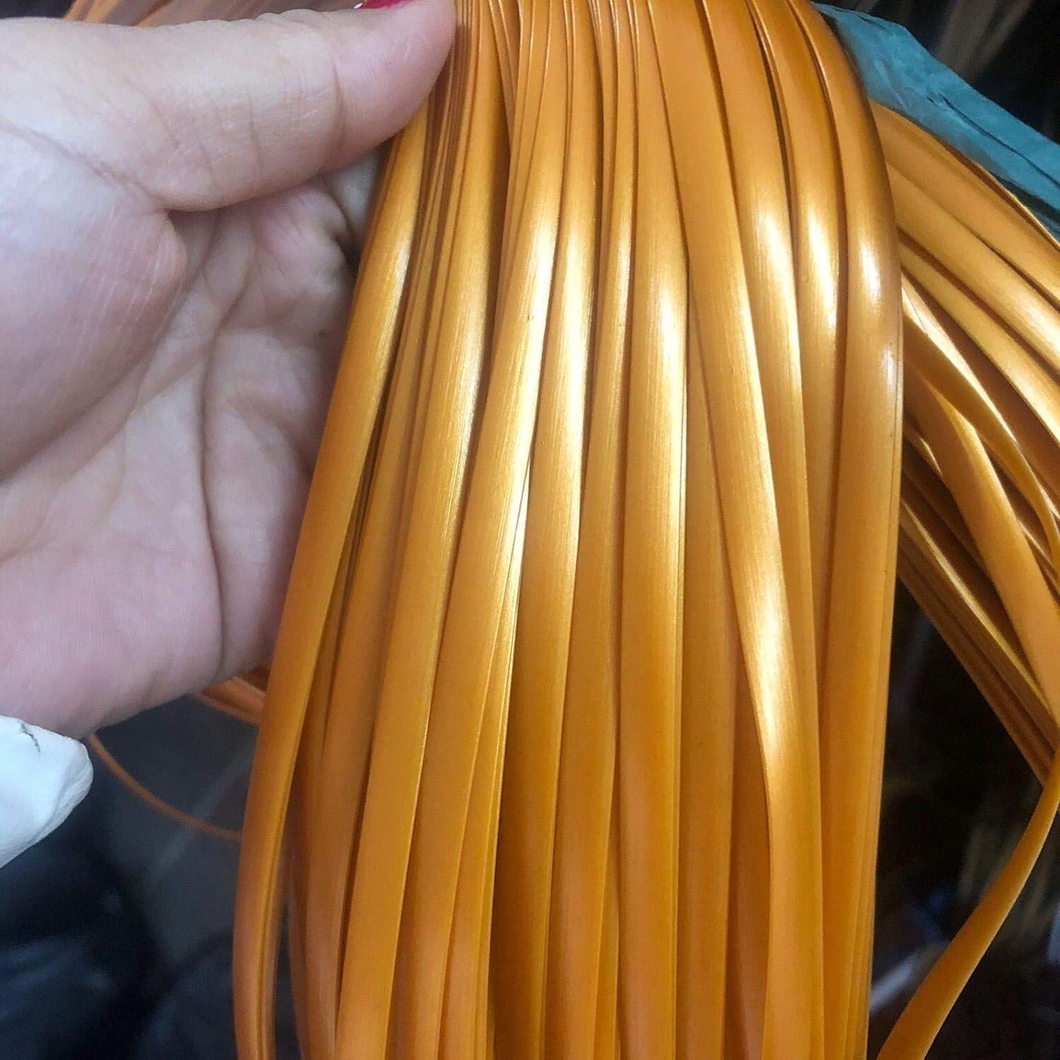 Matériau de réparation tissé en plastique rotin imitation pour chaises de jardin