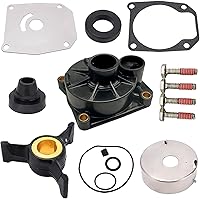 Vista 10 de 763758 Kit de impulsor de bomba de agua para Johnson Evinrude OMC 5.5HP 6HP 7.5HP Modelos fueraborda 778166 391391