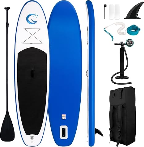 FunWater Stand Up Paddle Board Ultra-Light Inflatable Paddleboard with SUP Accessories for Adults & Youth of All Skill Levels