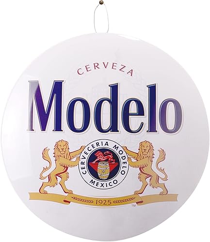 Miniatura 224 de American Art Decor Letrero de metal con forma de cúpula – Decoración retro de habitación para bar, cueva de hombre, garaje, sala de juegos, Corona