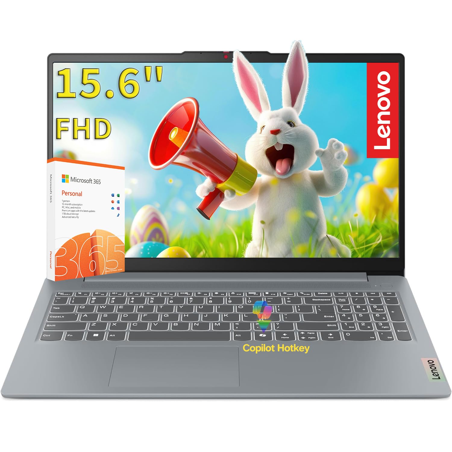 Lenovo 15.6" FHD Business Laptop, 8-Core CPU, 8GB DDR5, 128GB Storage