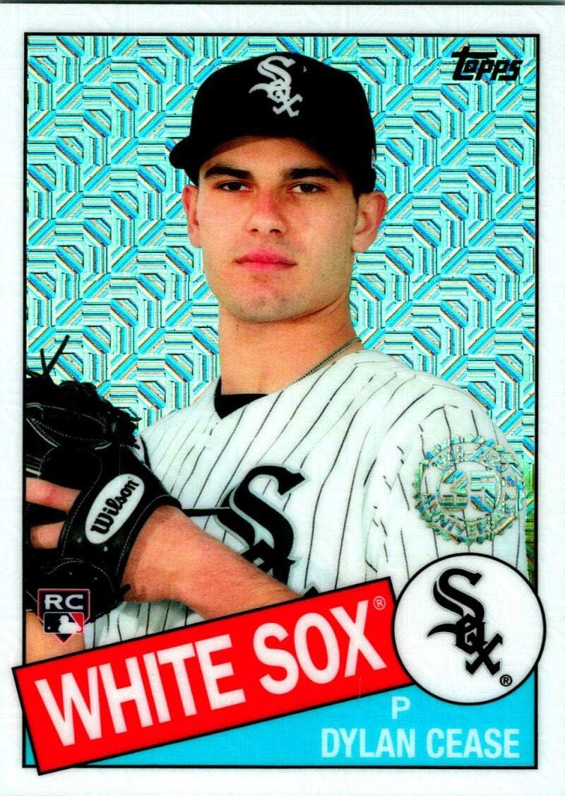2020 Topps Silver Packs Series One Refractors #85C-10 Dylan Cease Chicago White Sox MLB Baseball Card (RC - Rookie Card) NM-MT
