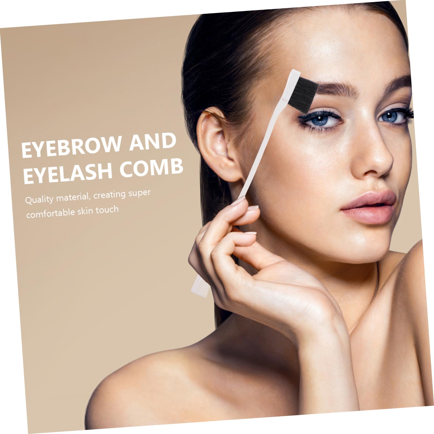 FOMIYES Dual Head Eyebrow Brush Makeup Eyelash Grooming Comb 8pcs Beauty Tool Set Lightweight Portable Perfect for Travel