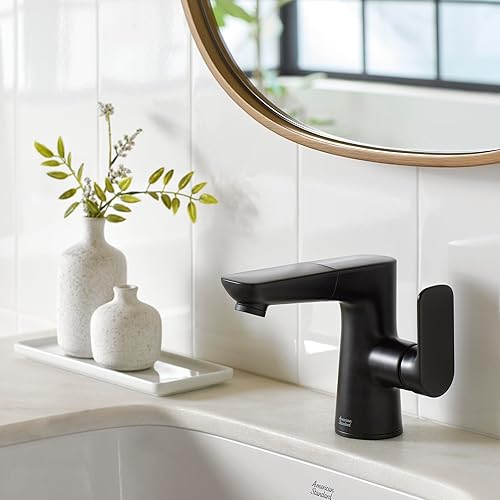 Miniatura 7 de American Standard 7061121.243 Aspirations - Grifo de baño extraíble, 1.2 GPM, negro mate