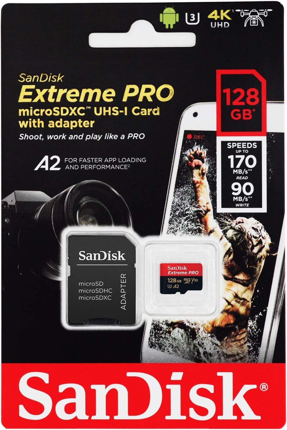 その他 SanDisk Extreme PRO 128GB Amazon.com: SanDisk 128GB Extreme PRO SDXC UHS-II Memory