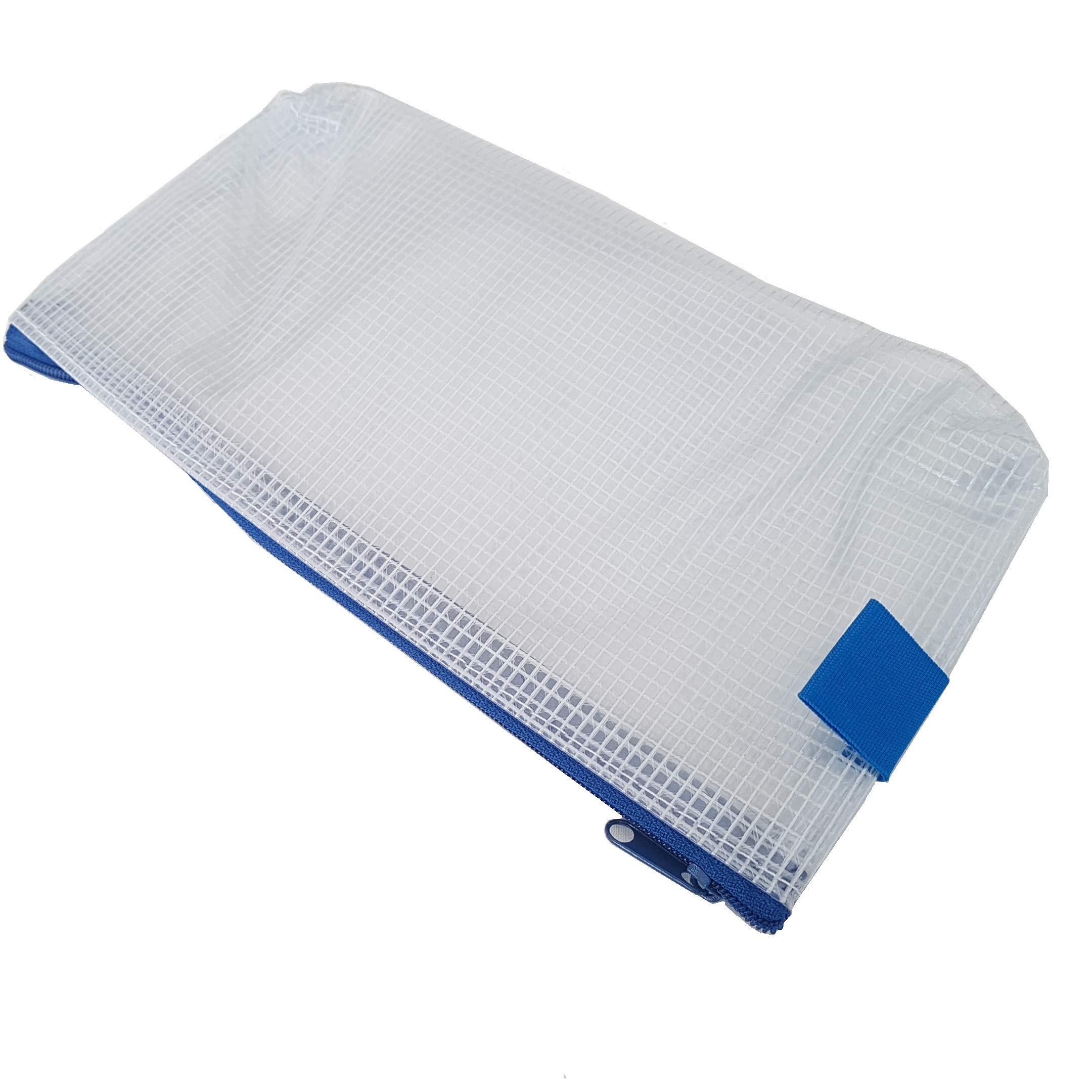 Tuff Bag Zip Wallet Heavy Duty Strong Waterproof Folder Storage Bags Reinforced (DL (220 x 110mm))