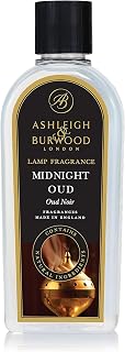Ashleigh & Burwood - Midnight Oud Lamp Fragrance Refill 500 mL - Powerful & Purifying Home Fragrance for Oil Burner - Exotic Woody Scent with Citrus, Patchouli, Vanilla, and Musk - Made in UK